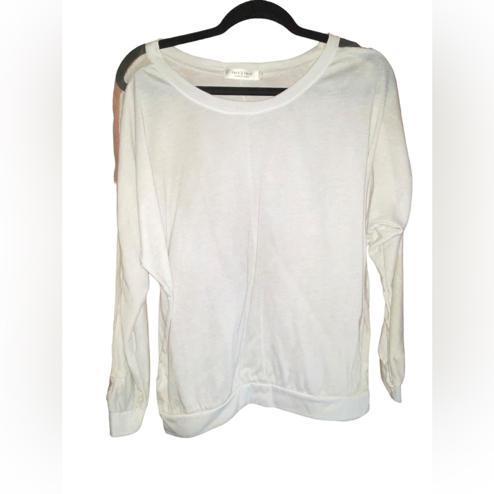 Face Face woman’s blouse sheer arms